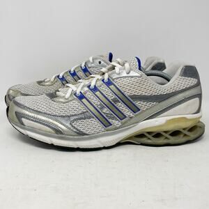 Adidas Boost Running Shoes Mens Size 12 White Silver Blue